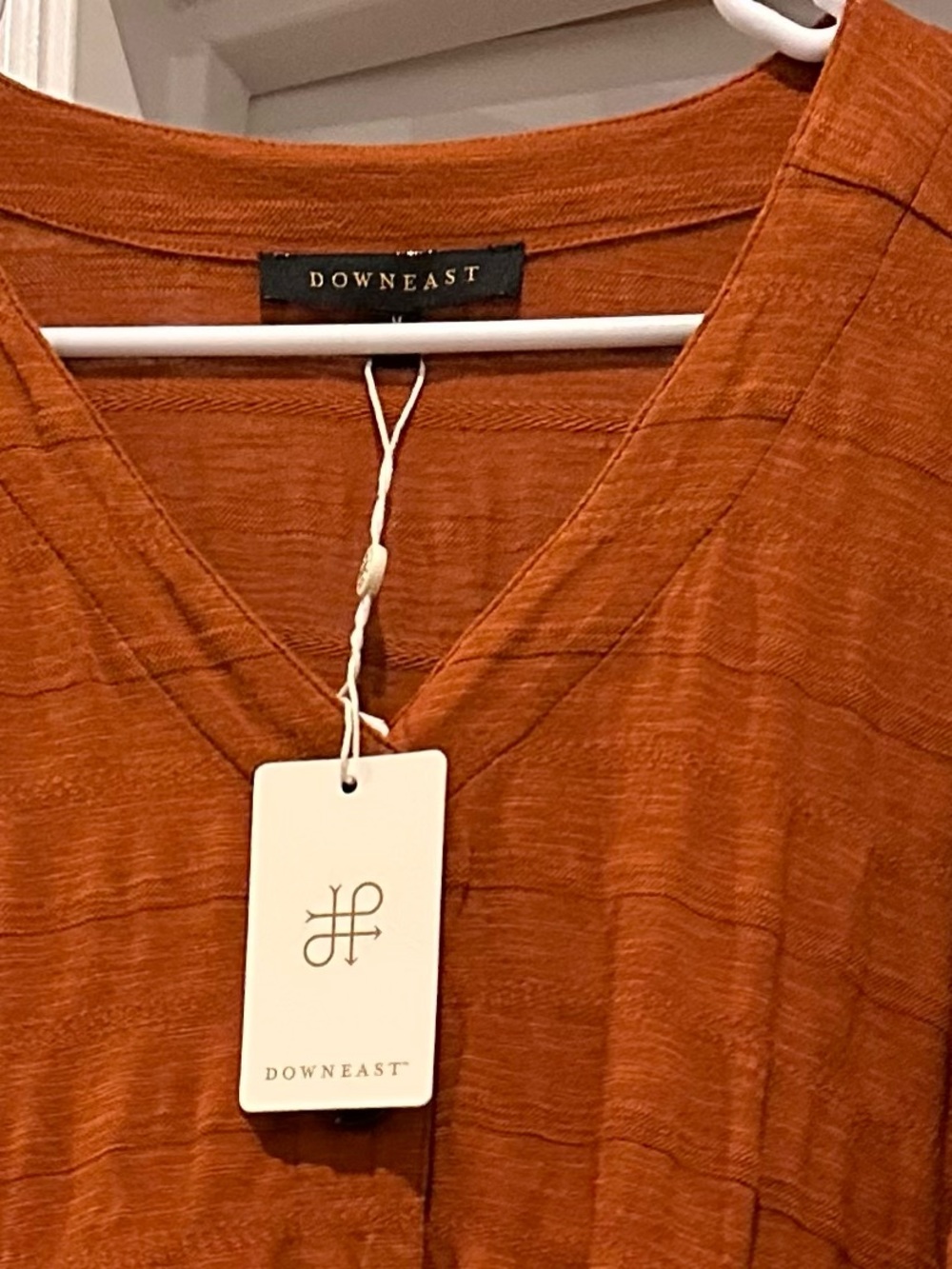 DownEast Rust Orange Midi Dress - Picture 3 of 3